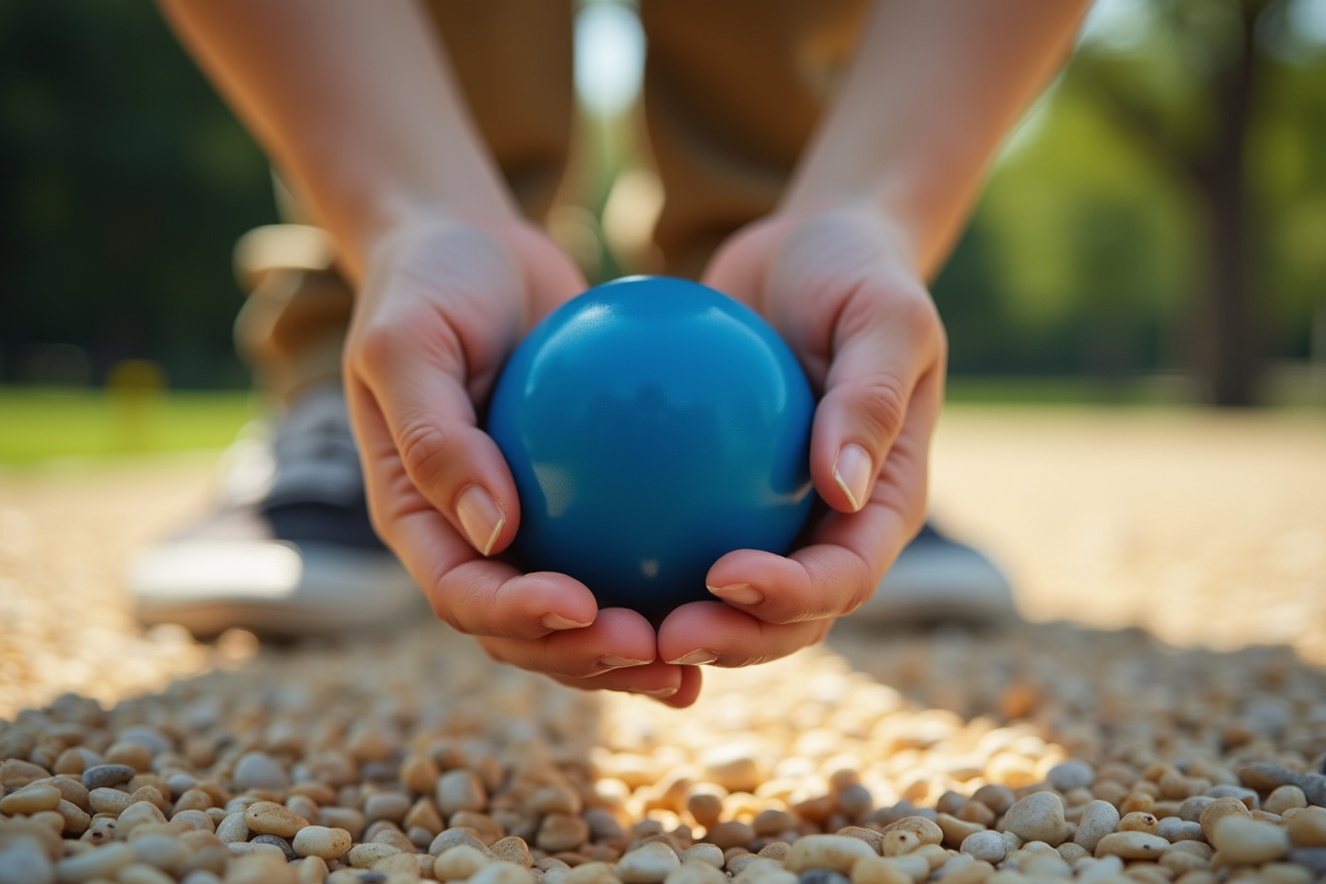boules bleues